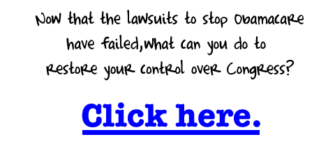 Take back control of Congress